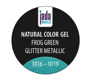 Natural Color Gel frog green glitter metallic 5g