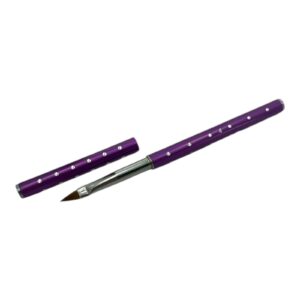 Rotmarder Katzenzungenpinsel flach Gr. 4 in der Design Hülle mit