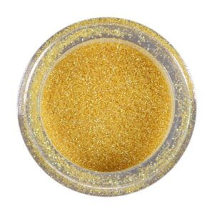 Glitter-Puder 2 g Farbe: sonnen-gelb