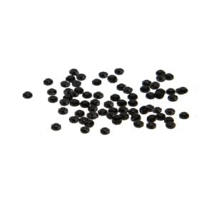Strass-Steine klein schwarz - ca. 100 Stück