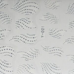 Nailsticker sehr feine silberne Muster
