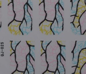 Nail Crack Sticker f&uuml;r den ganzen Finger- oder Fu&szlig;nagel modern-A