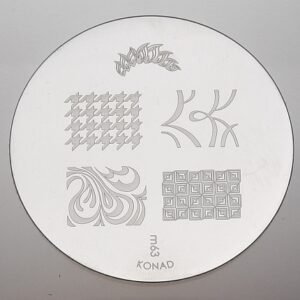 Konad Stamping-Schablone m63 - Große Motive